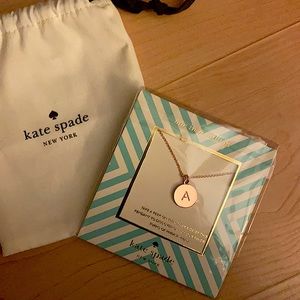 Brand new rose gold Kate spade necklace!